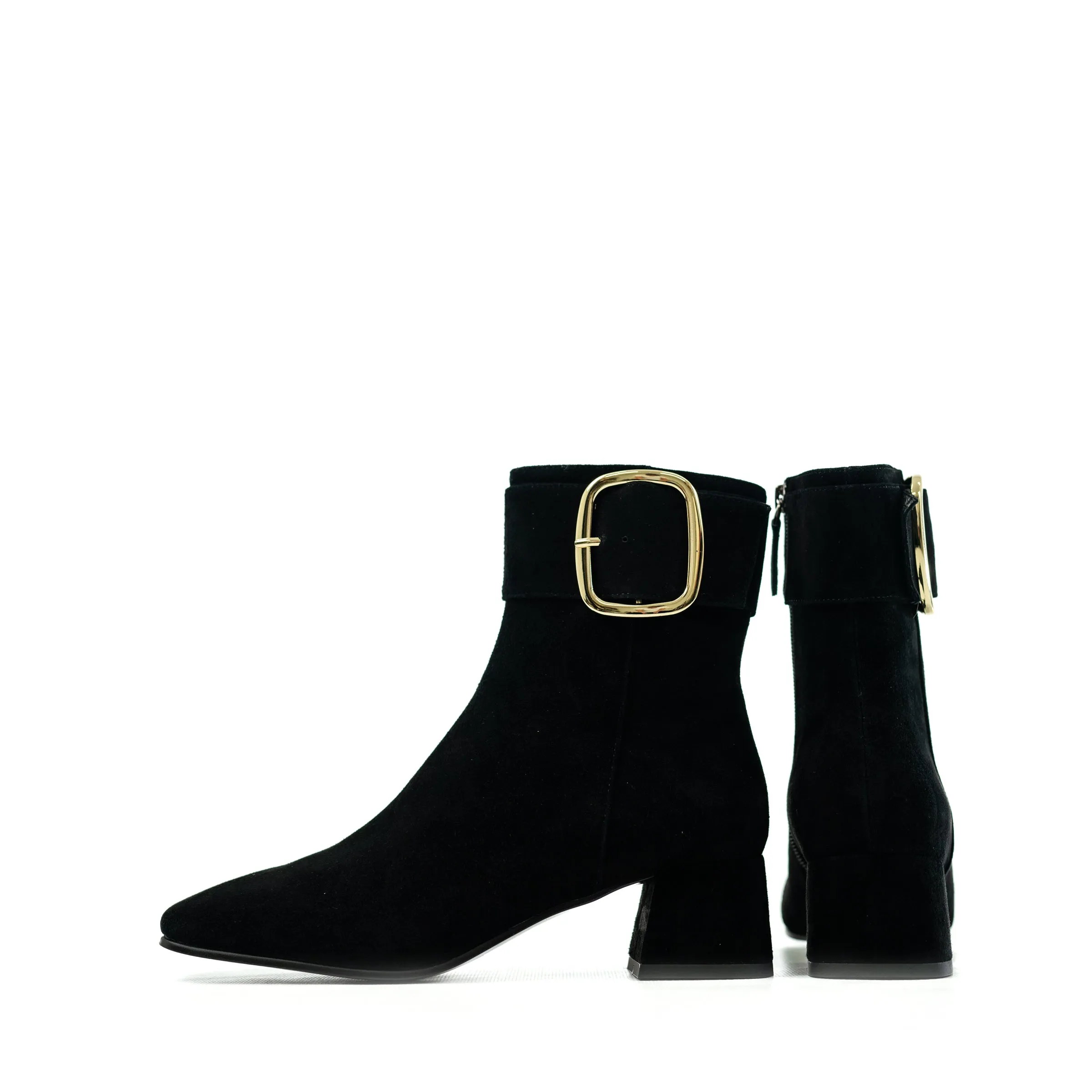 Bibi Lou Black Block Heel Boot