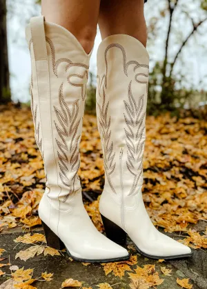 Bronco Knee High Western Boots