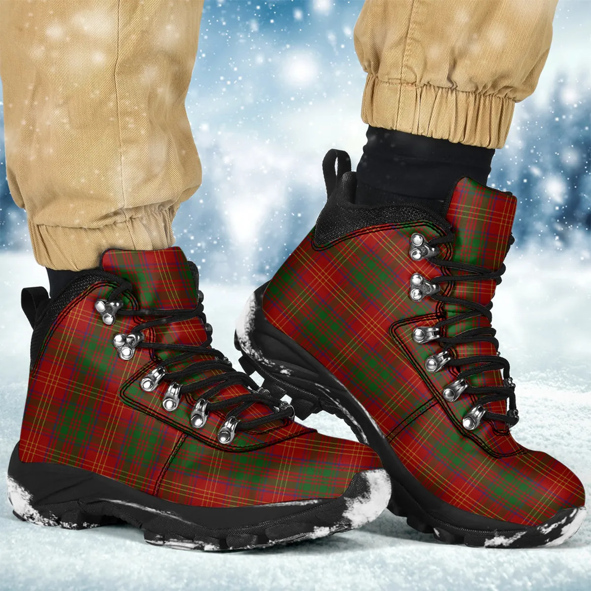 Burns Tartan Alpine Boots