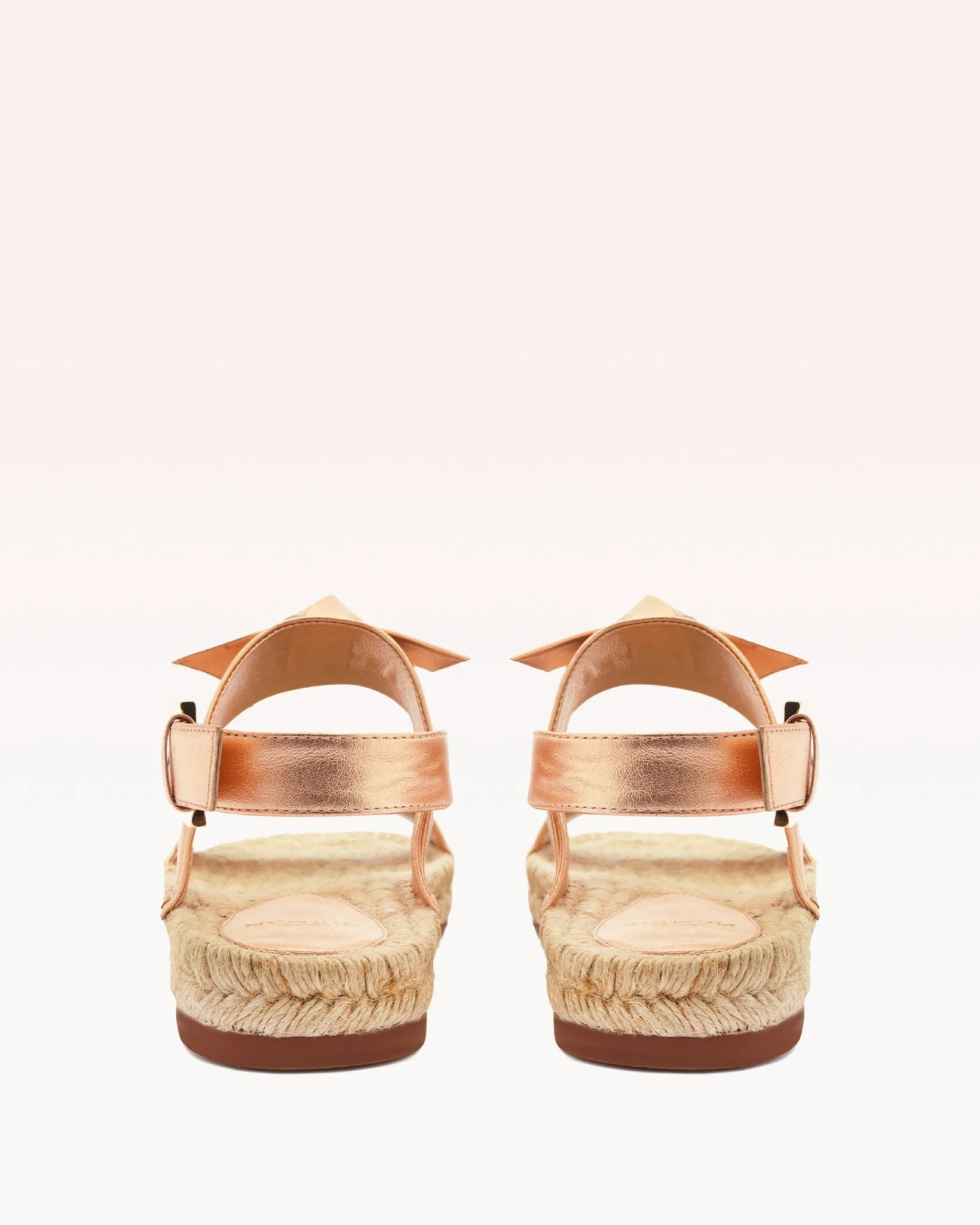 Clarita Espadrille Metallic Shell Pink