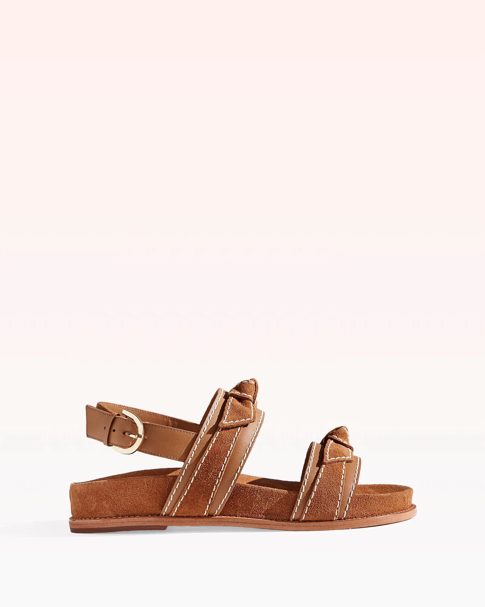 Clarita Sport Sandal Suede Cuoio