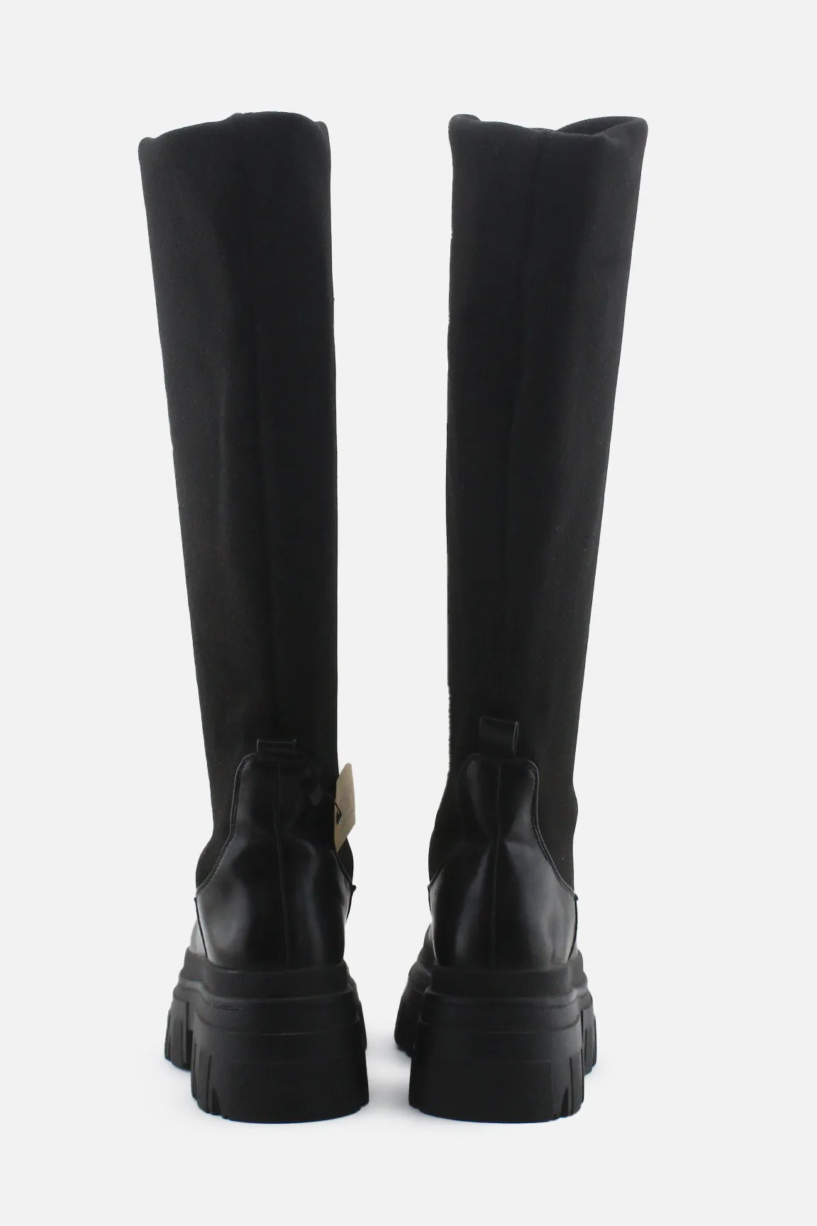 European Brand Stretchable Thigh High Boots | Textile