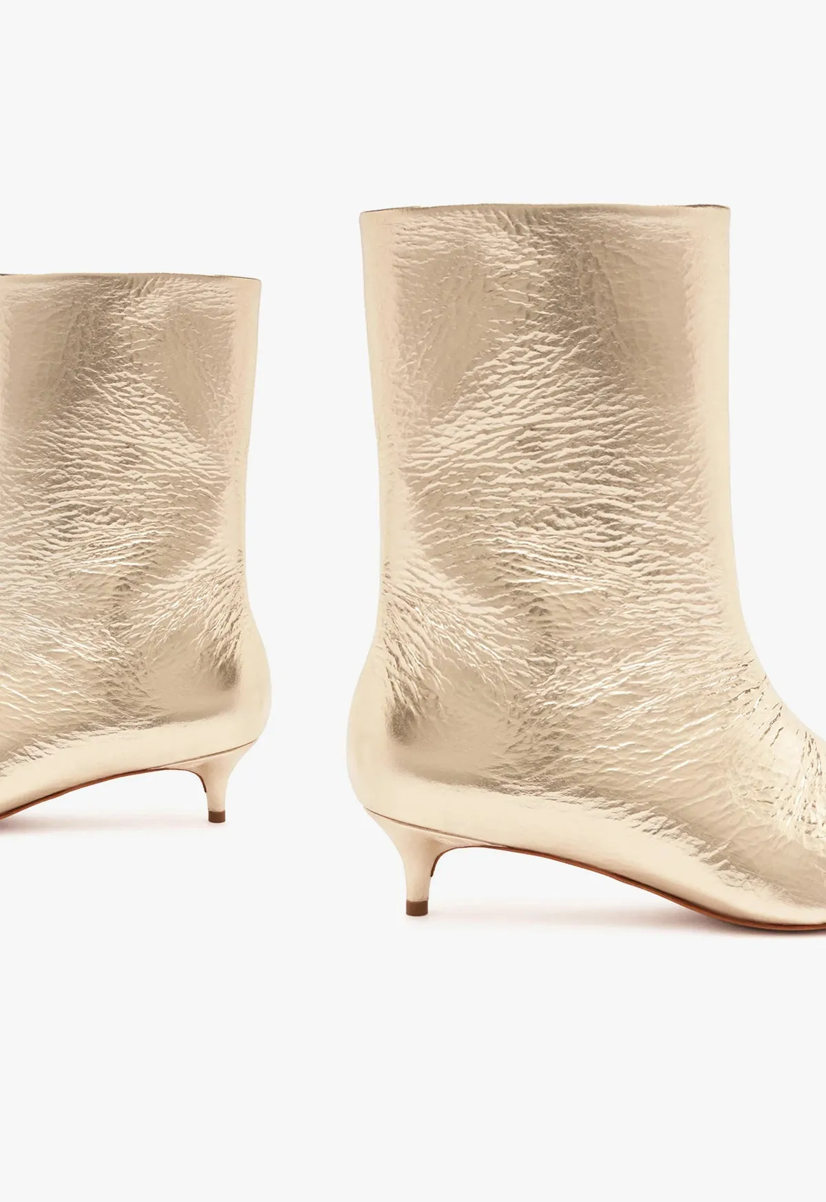 Gail Smashed Metallic Bootie