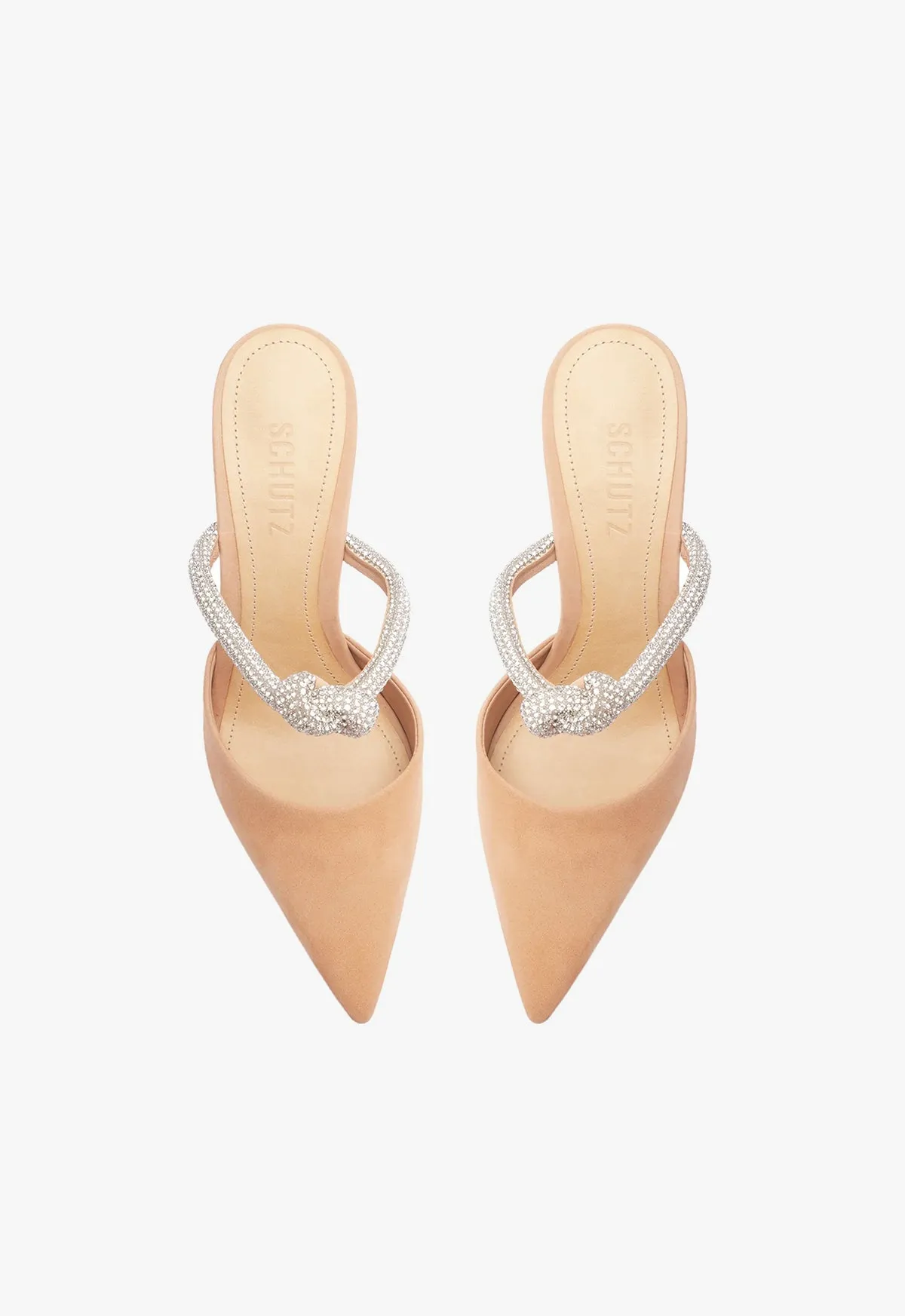 Pearl Glam Pin Heel Pump