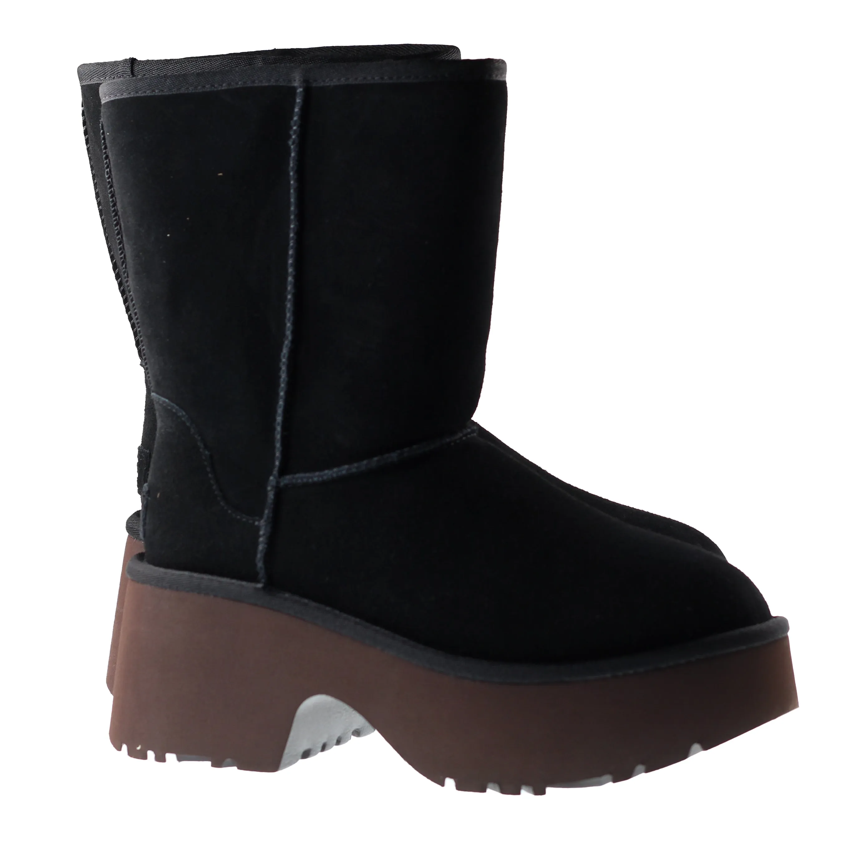 Ugg Boots Womens Classic Short New Heights Boot Black