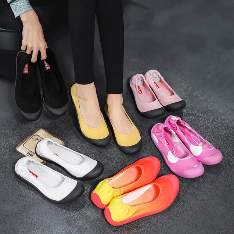 Women's Slip-on Outdoor Fitness Ballet Flat Shoes